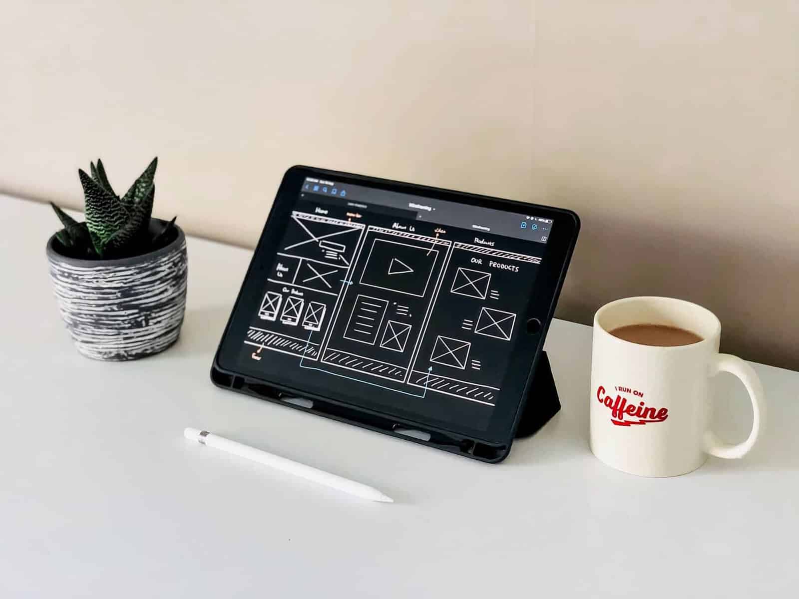 wireframe-in-web-design-tablet-with-fireframe