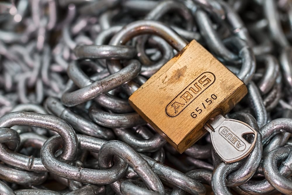 keeping websites up to date picture of lock and chains