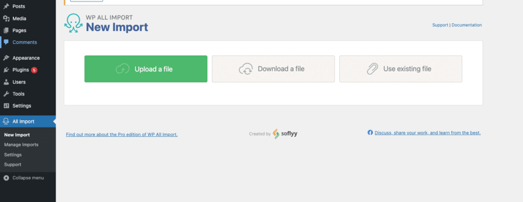 wp all import webflow to wordpress 3