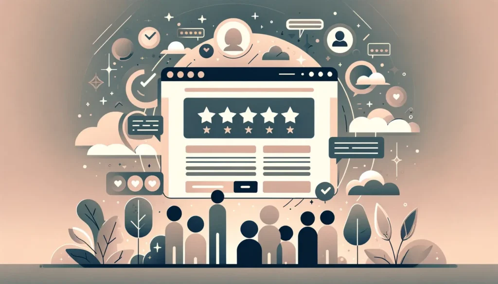 Social Proof in Web Design - illustration