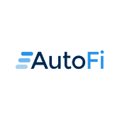 The AutoFi logo, designed for Clio websites, showcases the word "AutoFi" in blue and black against a crisp white background within a circular shape. - 极速168体彩赛车号码历史结果预测-一分钟查询全历史记录查询-极速汽车168官网记录