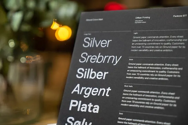 Typography in Web Design - font size
