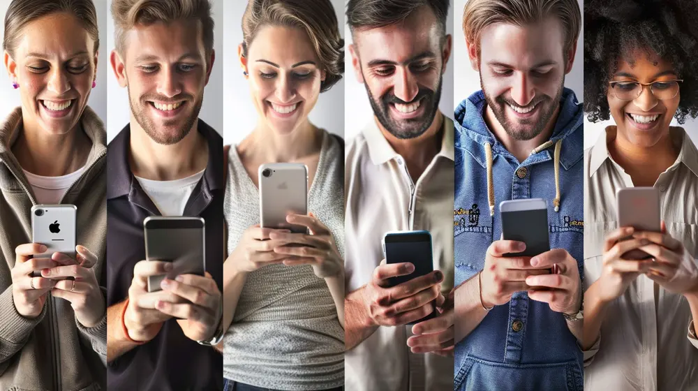 Voice Search Optimization Guide - People doing voice search