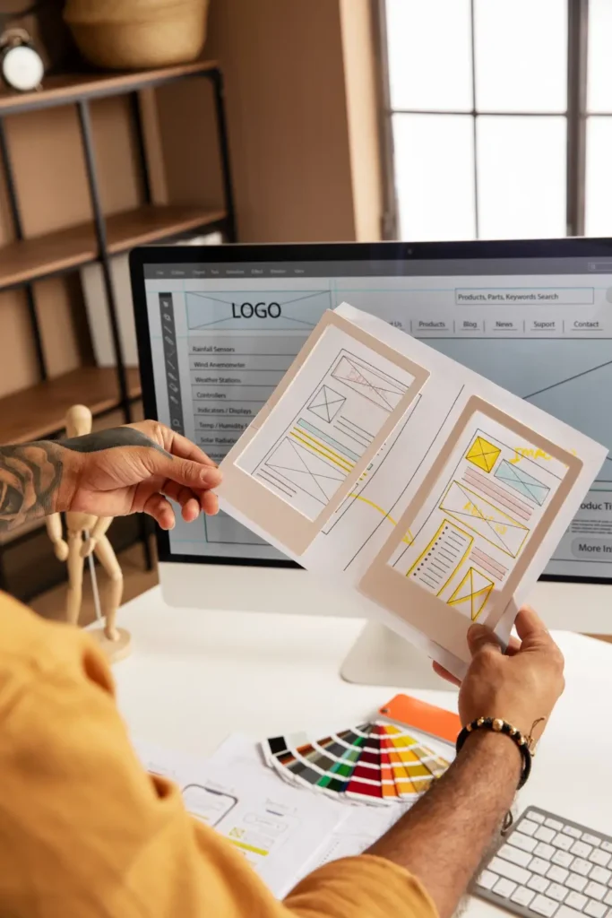white space in web design - process
