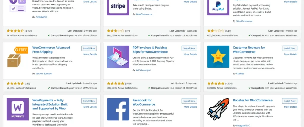How Much Does WooCommerce Cost - woocommerce extensions